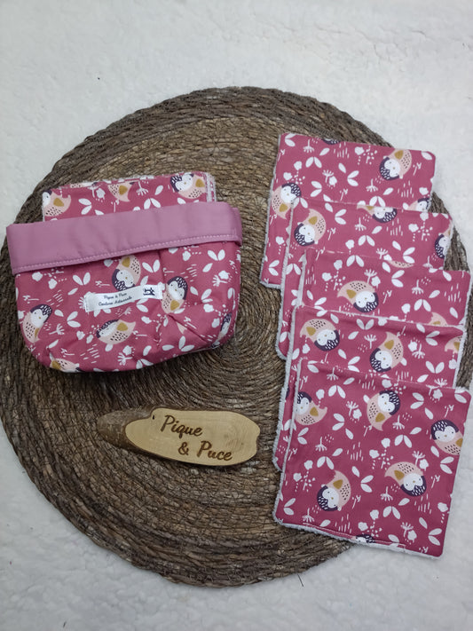 Panière et lingettes assorties
