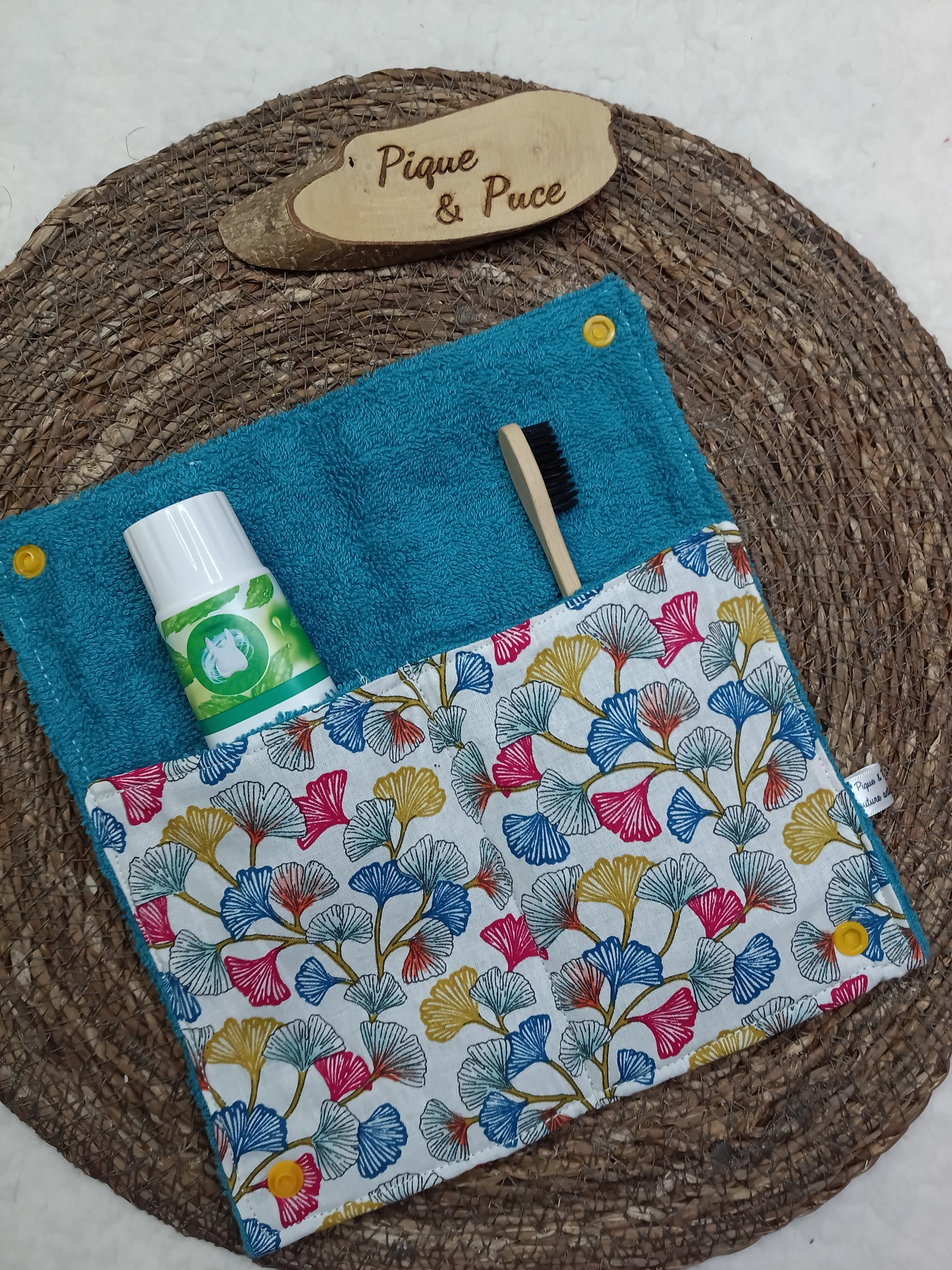 Étui brosse à dents pliable