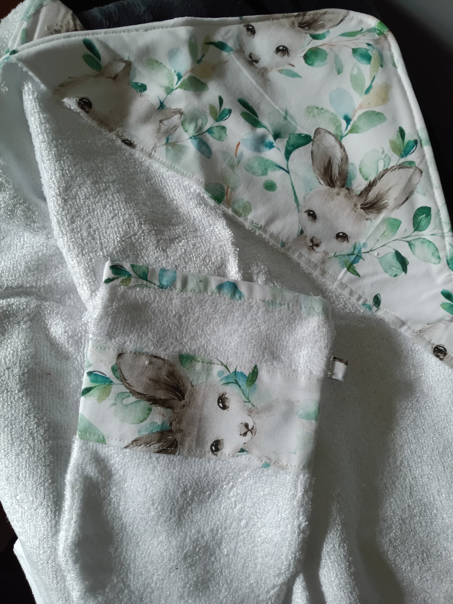 Cape de bain et gant