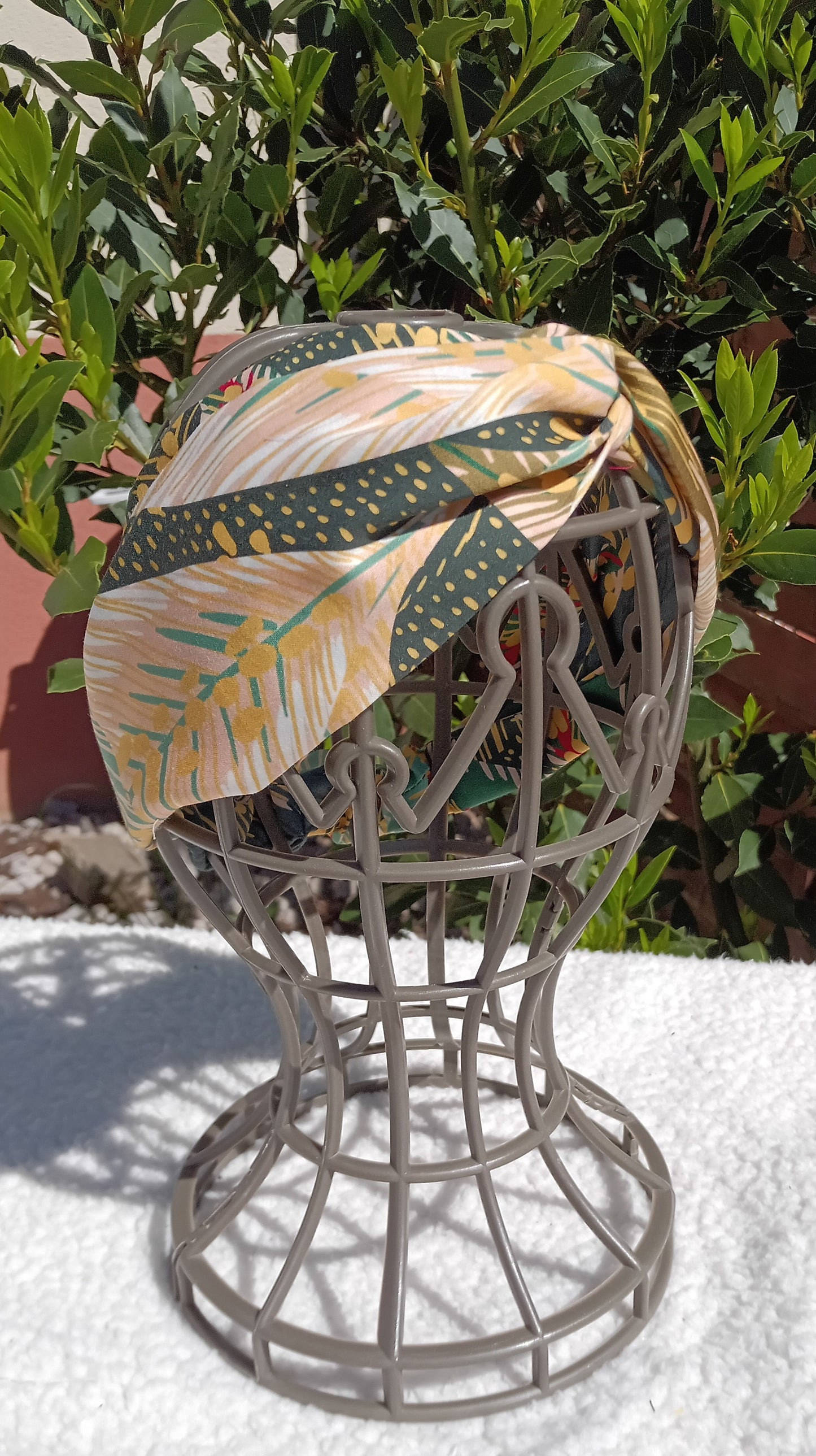 Bandeau croisé coton