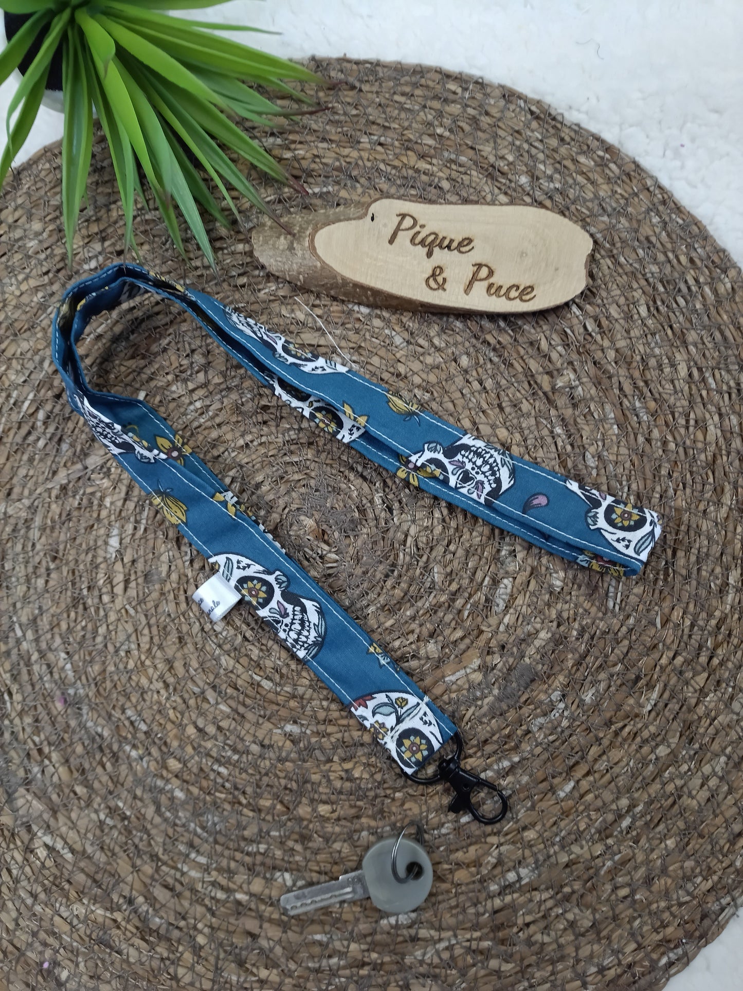 Cordon tour de cou clé/carte
