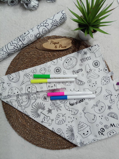 Set de table à colorier