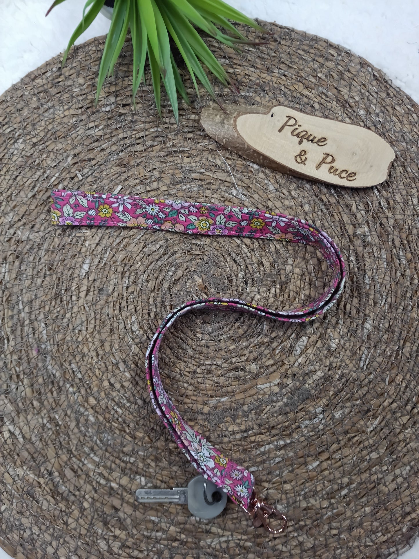 Cordon tour de cou clé/carte