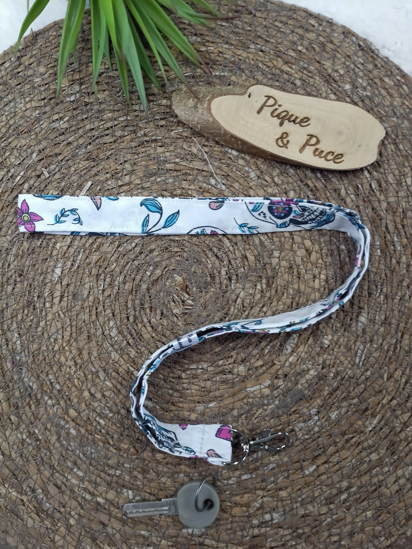 Cordon tour de cou clé/carte