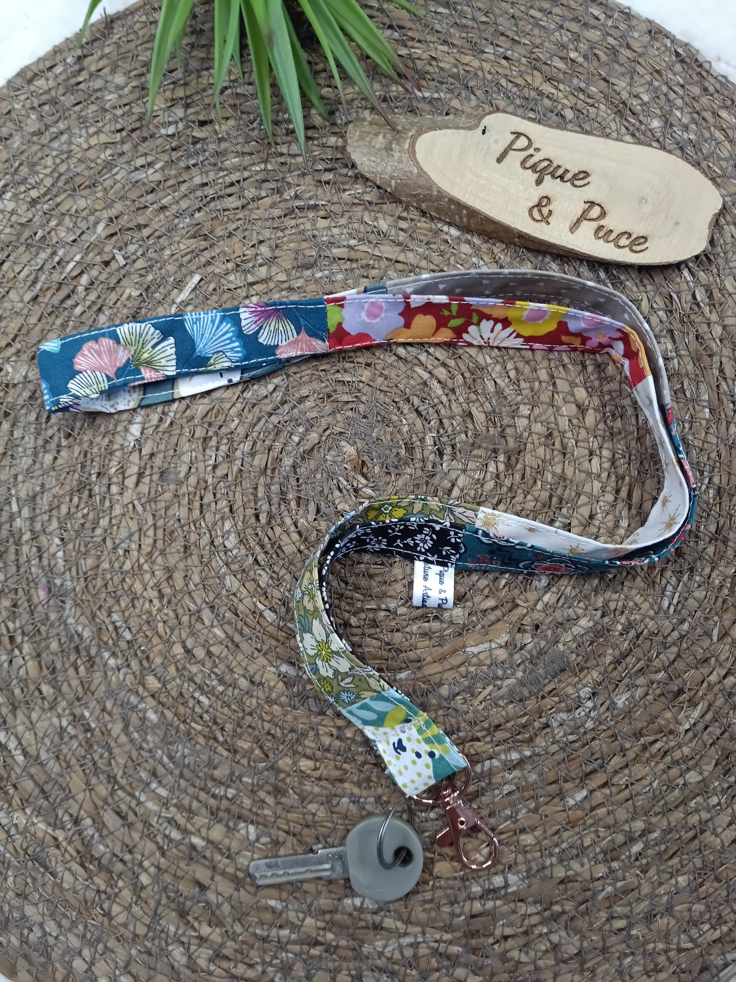 Cordon tour de cou clé/carte