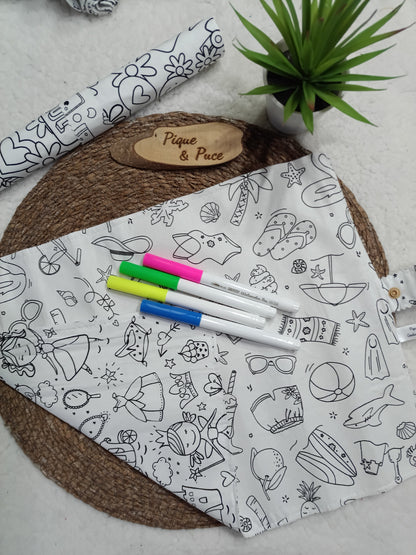 Set de table à colorier