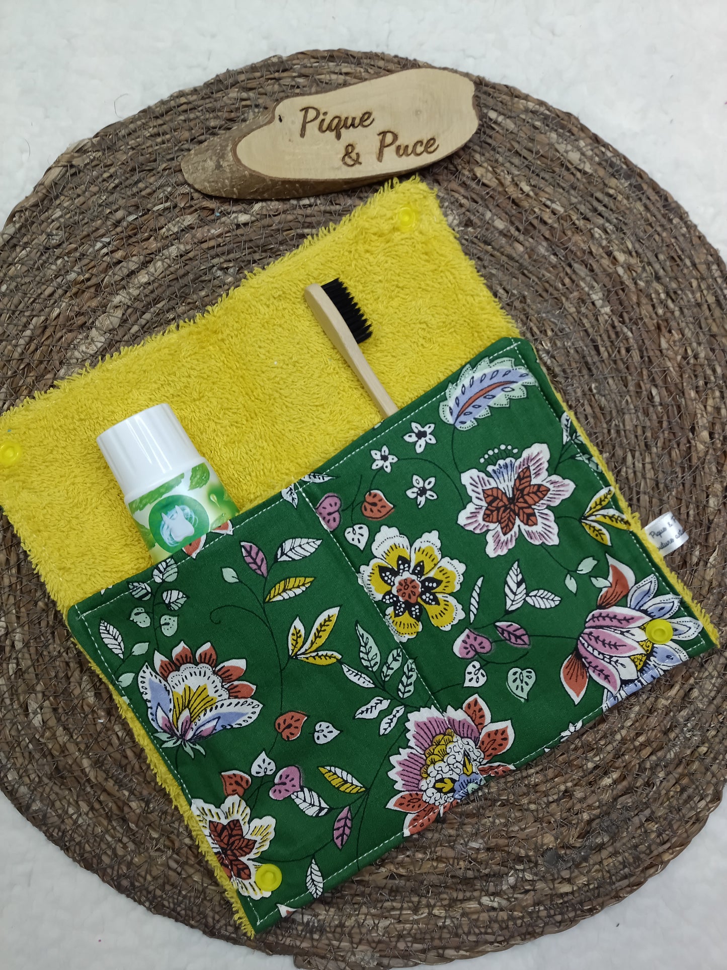 Étui brosse à dents pliable