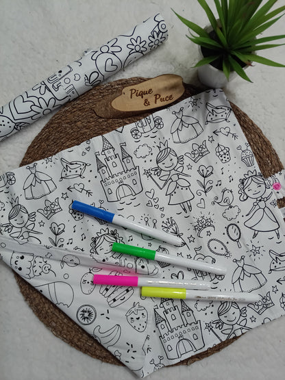 Set de table à colorier