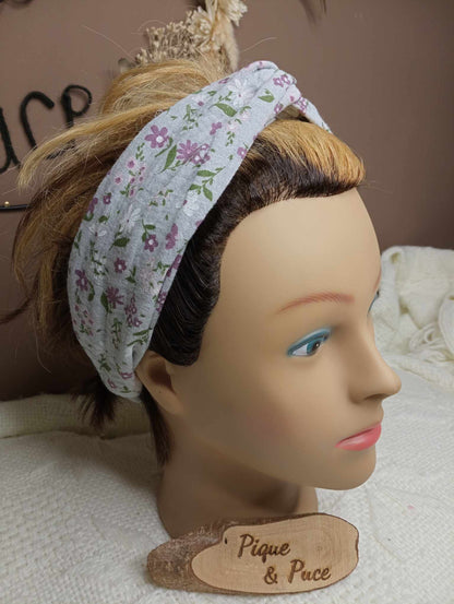 Bandeau croisé double gaze