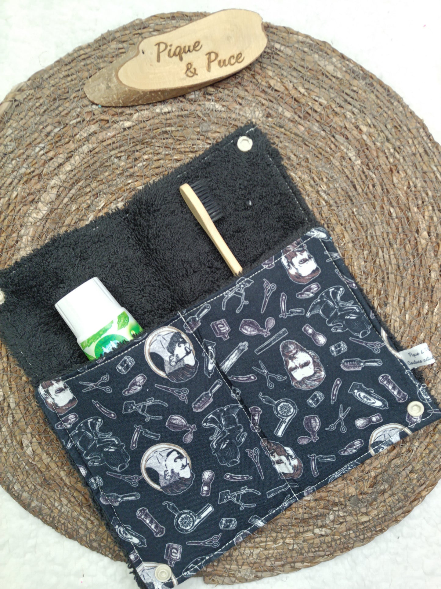 Étui brosse à dents pliable