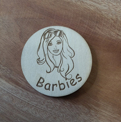 Badges rangement jouets