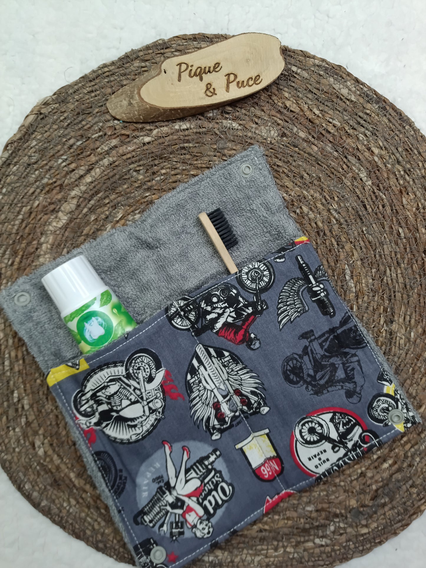 Étui brosse à dents pliable