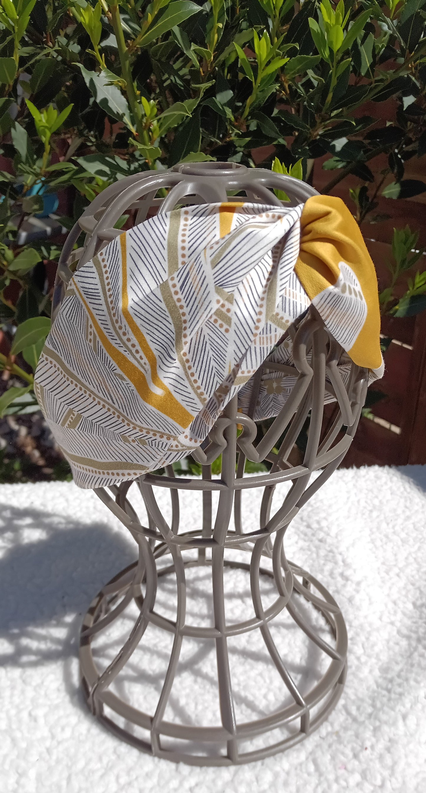 Bandeau croisé coton