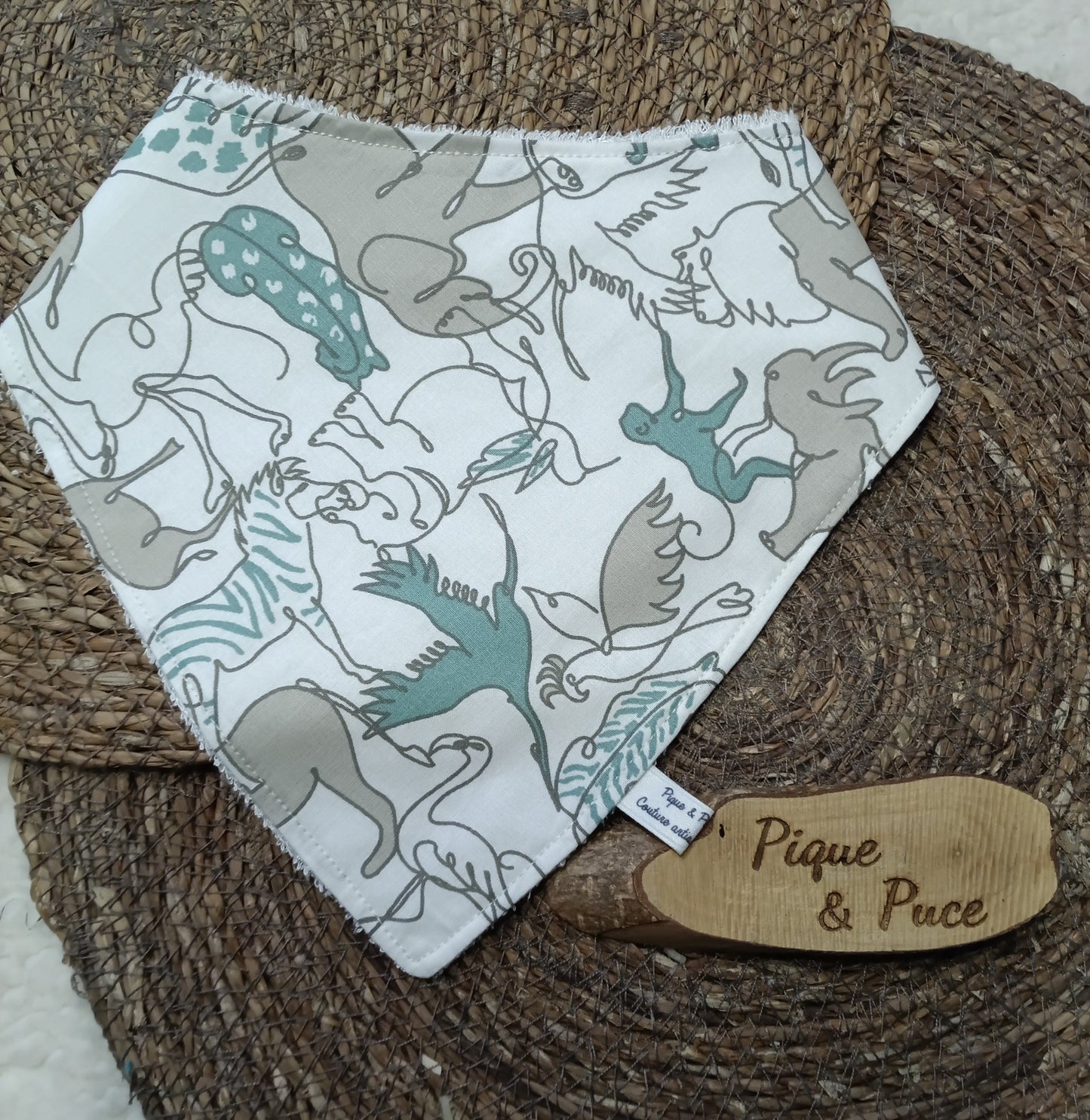 Bavoir bandana GM
