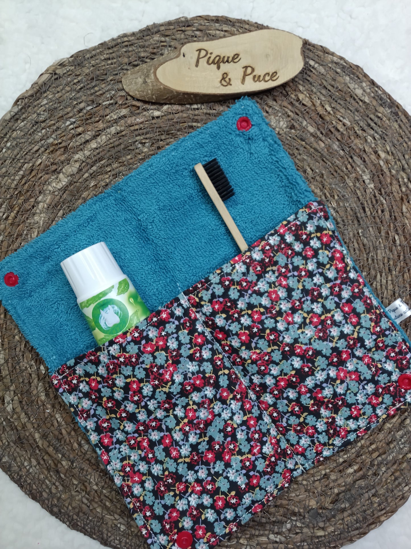 Étui brosse à dents pliable