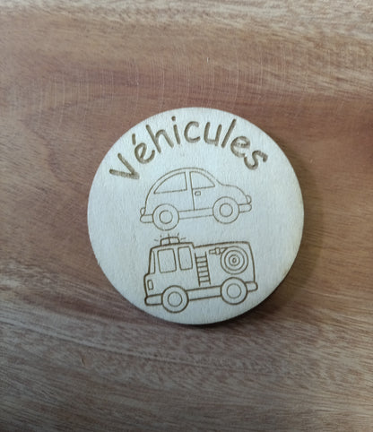 Badges rangement jouets