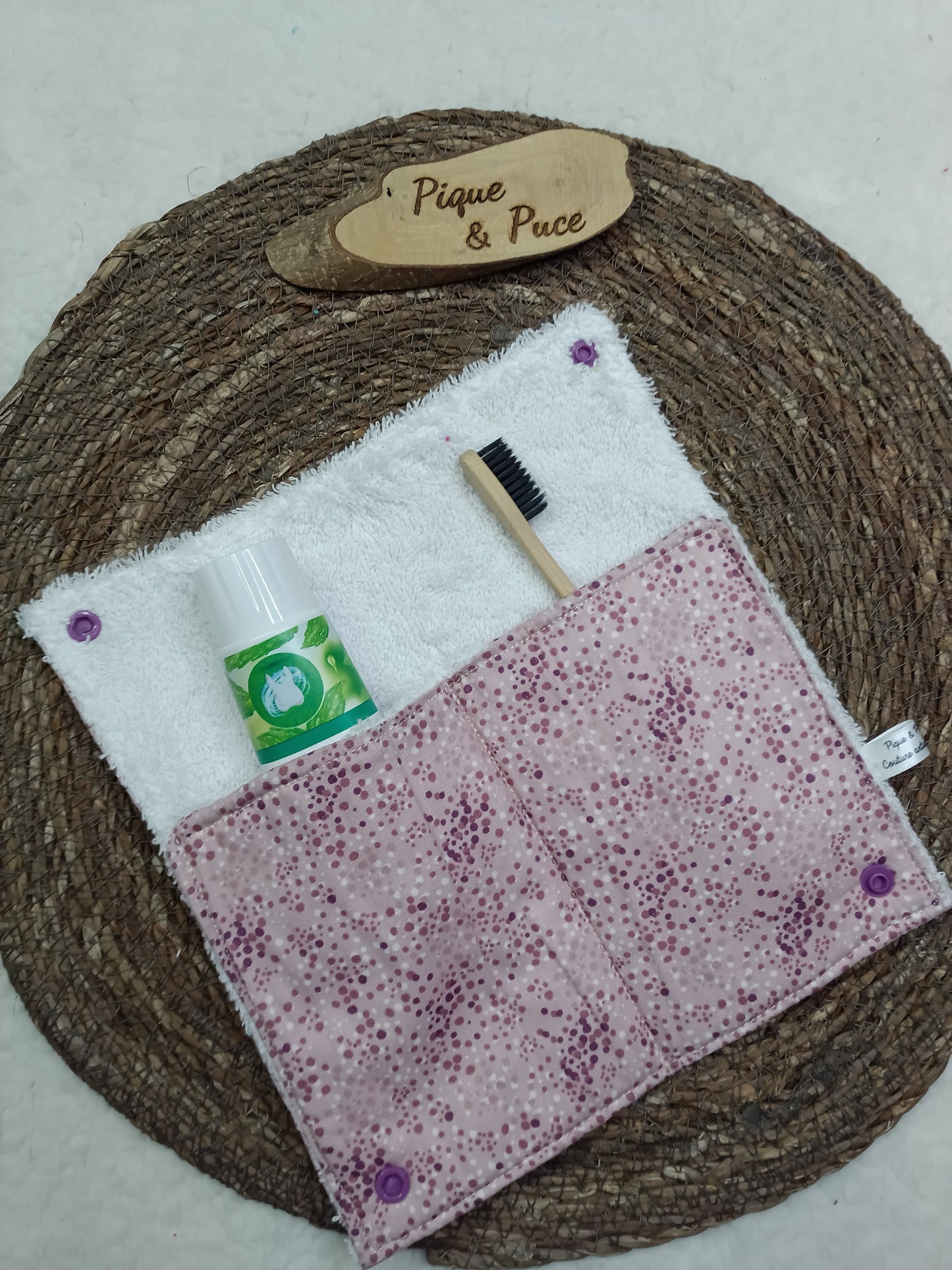 Étui brosse à dents pliable