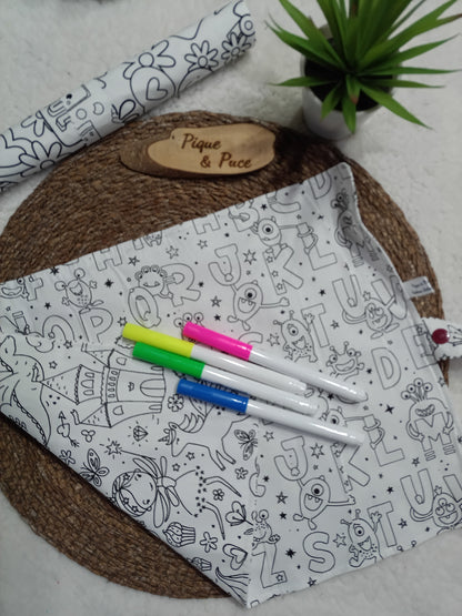 Set de table à colorier
