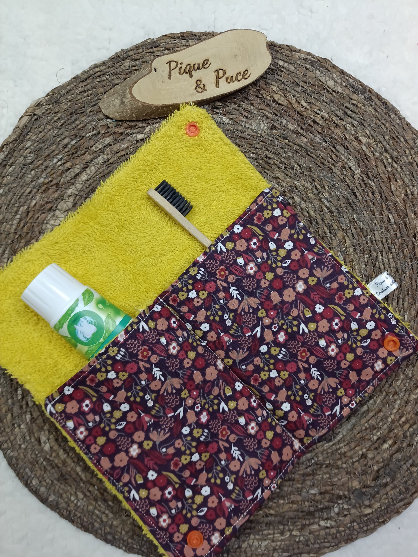 Étui brosse à dents pliable