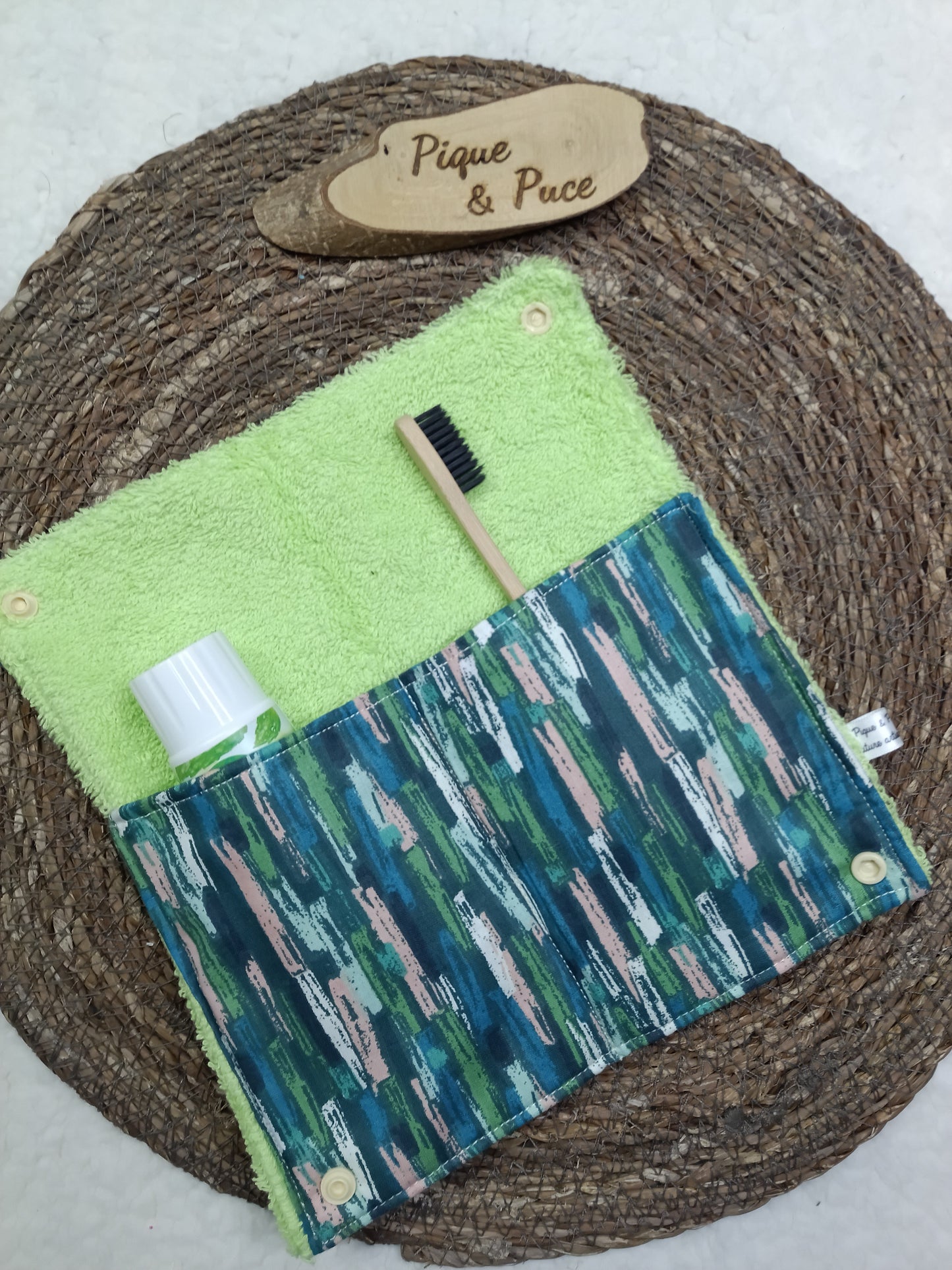 Étui brosse à dents pliable