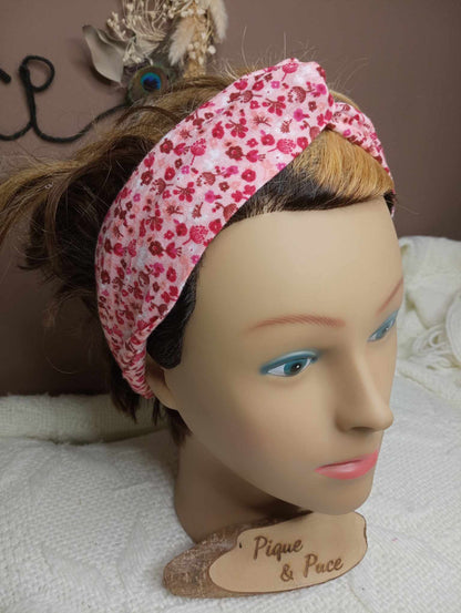 Bandeau croisé double gaze