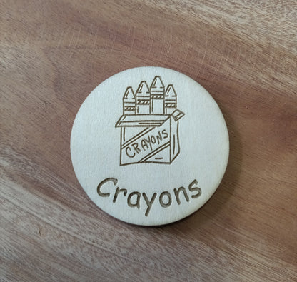 Badges rangement jouets