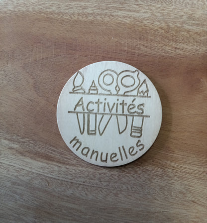 Badges rangement jouets