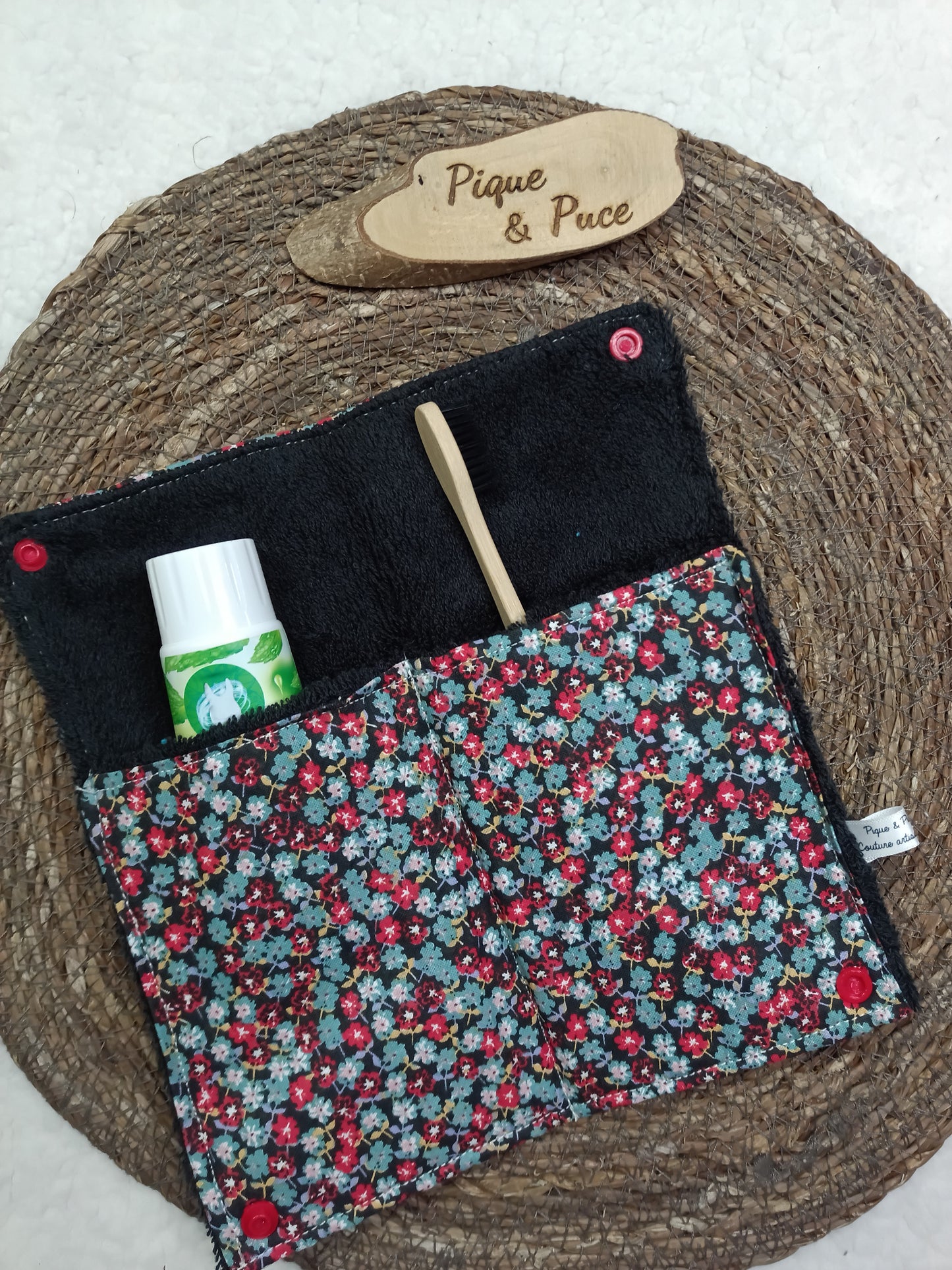 Étui brosse à dents pliable