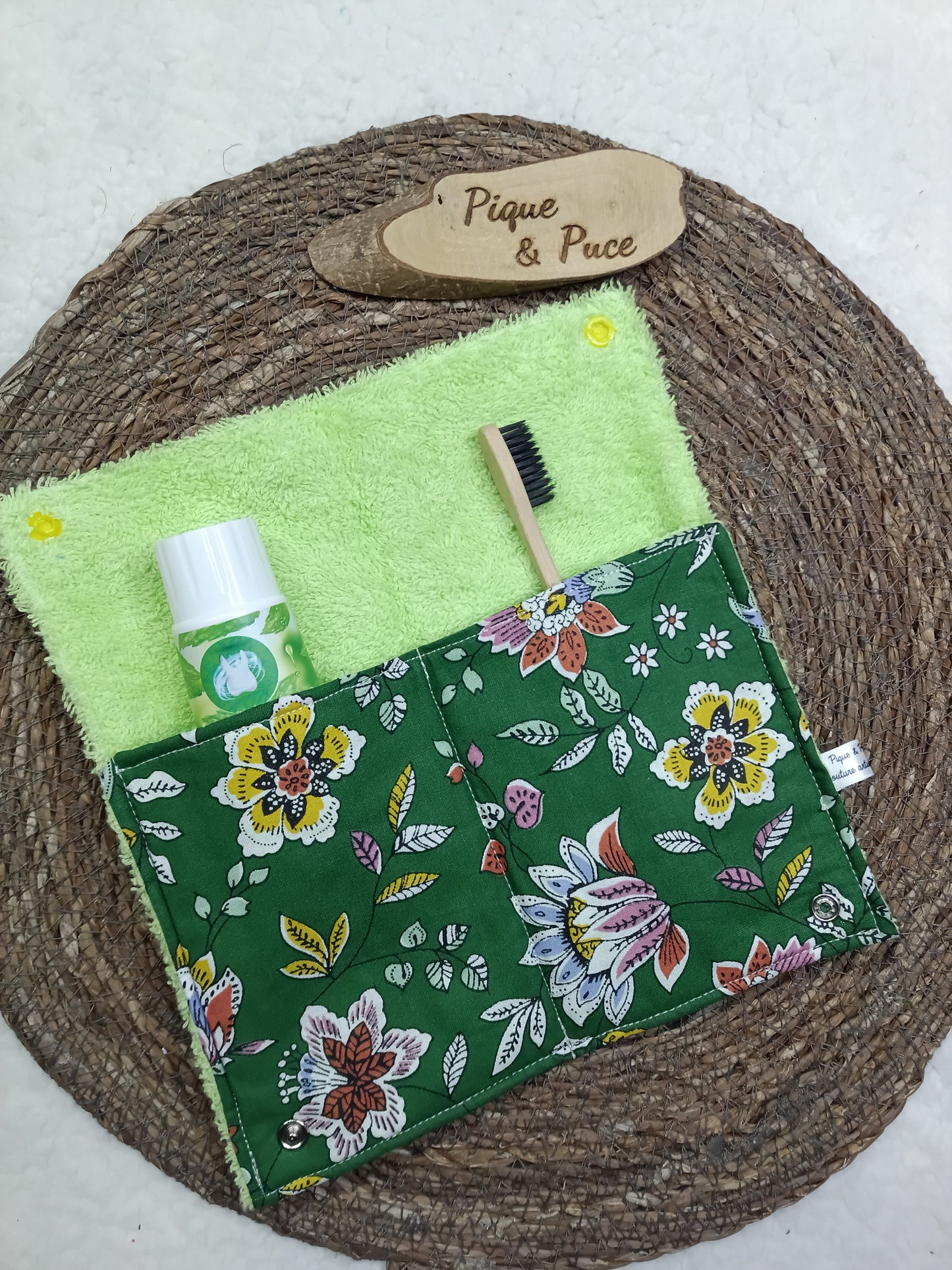 Étui brosse à dents pliable