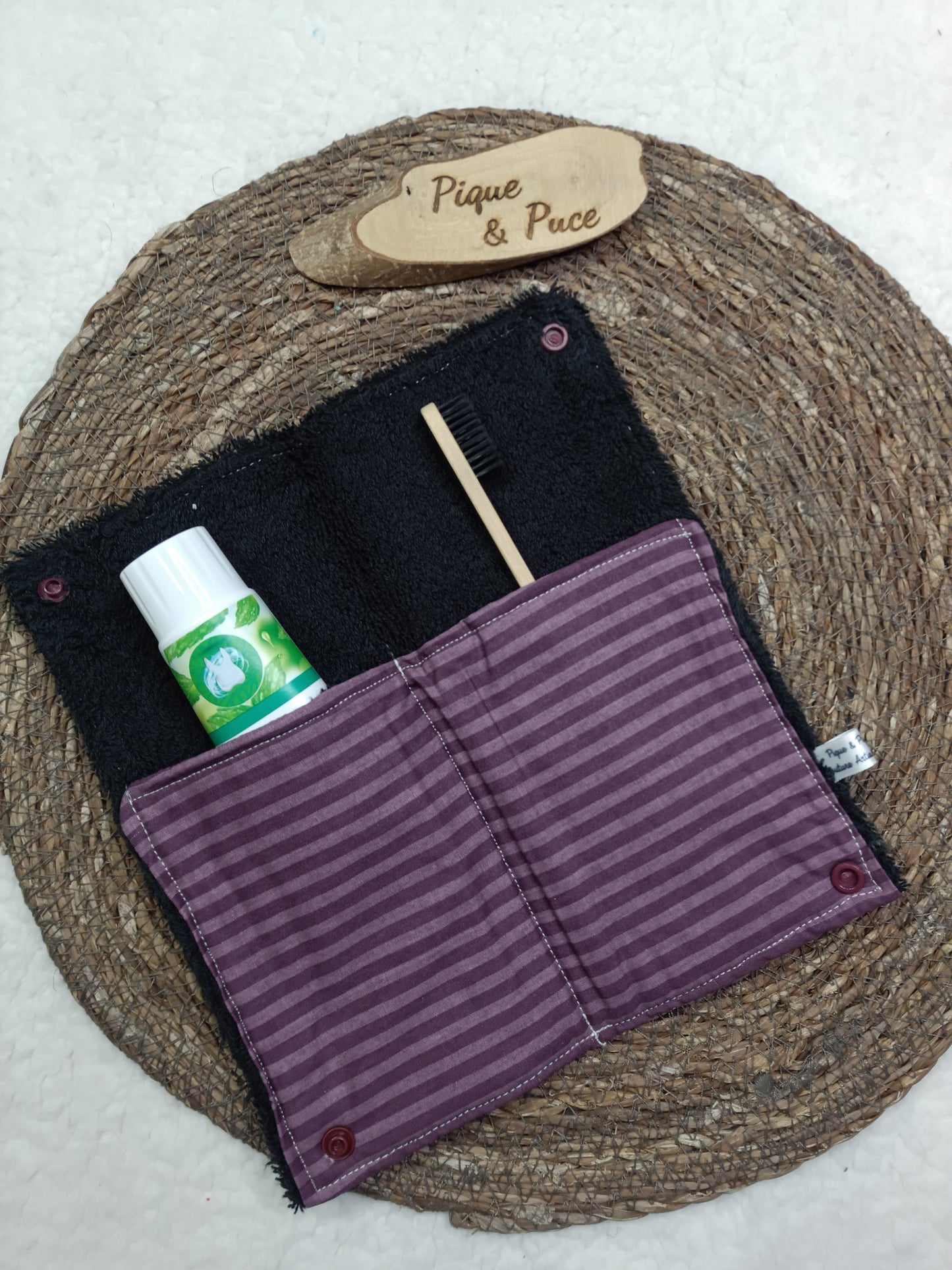 Étui brosse à dents pliable