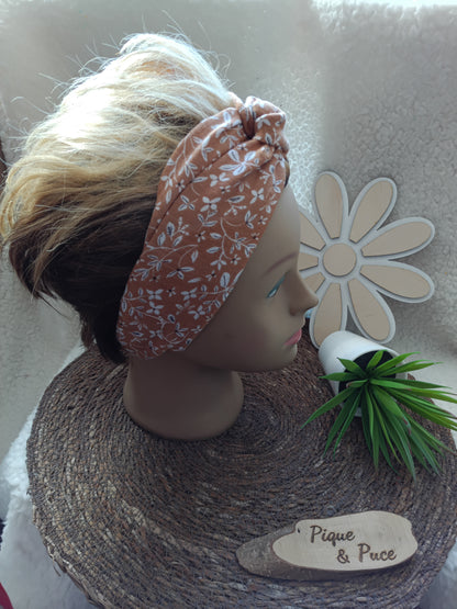 Bandeau croisé double gaze